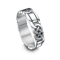 Lover’s Knot Dress Ring in Sterling Silver by Sheila Fleet Jewellery