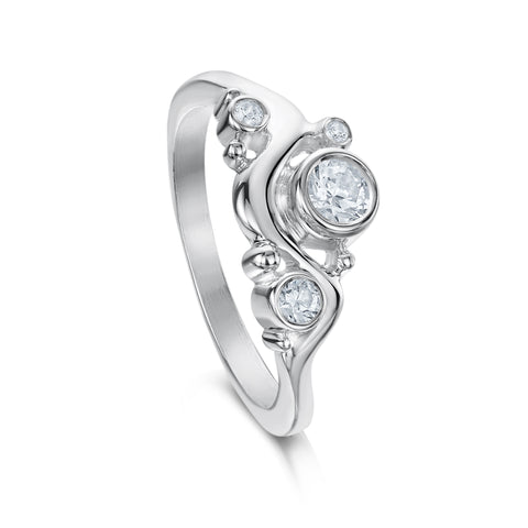 Cosmos Constellation Ring in Sterling Silver by Sheila Fleet Jewellery