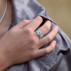 Shoreline Pebble Dress Ring by Sheila Fleet Jewellery