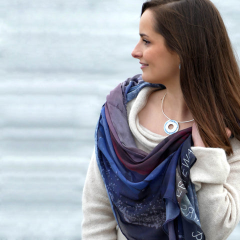 Skyran Scarf by Sheila Fleet & Kirsteen Stewart