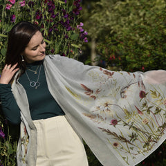 Summer Meadow Scarf by Sheila Fleet