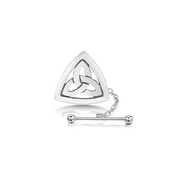 Book of Kells Large Tie Tack in Sterling Silver by Sheila Fleet Jewellery